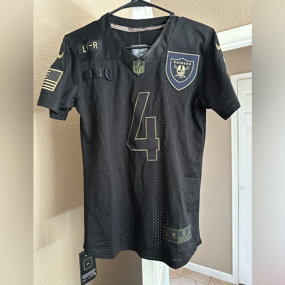 NFL Derek Carr jersey military edition NWT